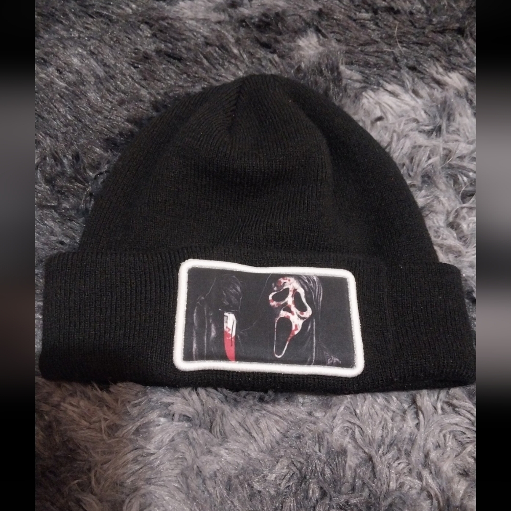 Ghostface Patch Beanie